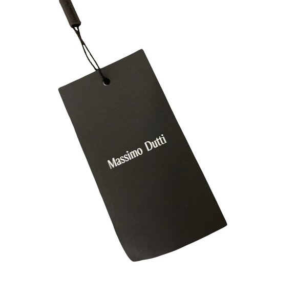 Massimo Dutti Womens Sweater Vest Small S Taupe Chunky Knit V-Neck 5776/669 NWT - Picture 6 of 15